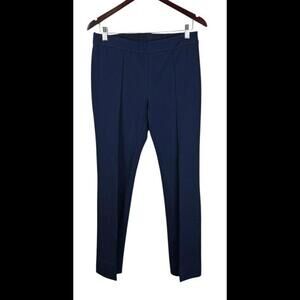 Per Se By Carlisle Women Navy Blue Front‎ Seam Casual Pants 6